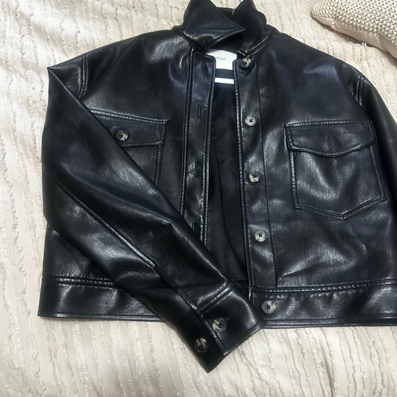 Aritzia Leather Jacket - Picture 3 of 3